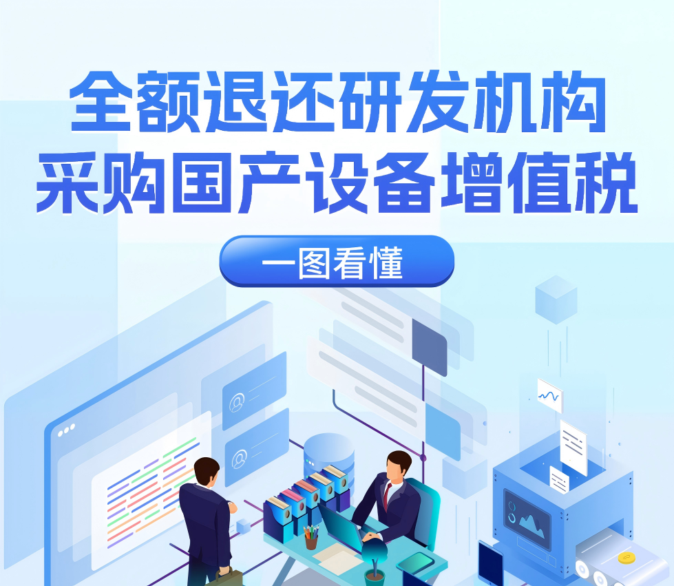 一图看懂全额退还研发机构采购国产设备增值税