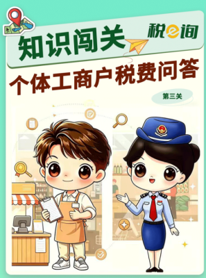 热点速递|知识闯关：个体工商户税费问答（第三关）