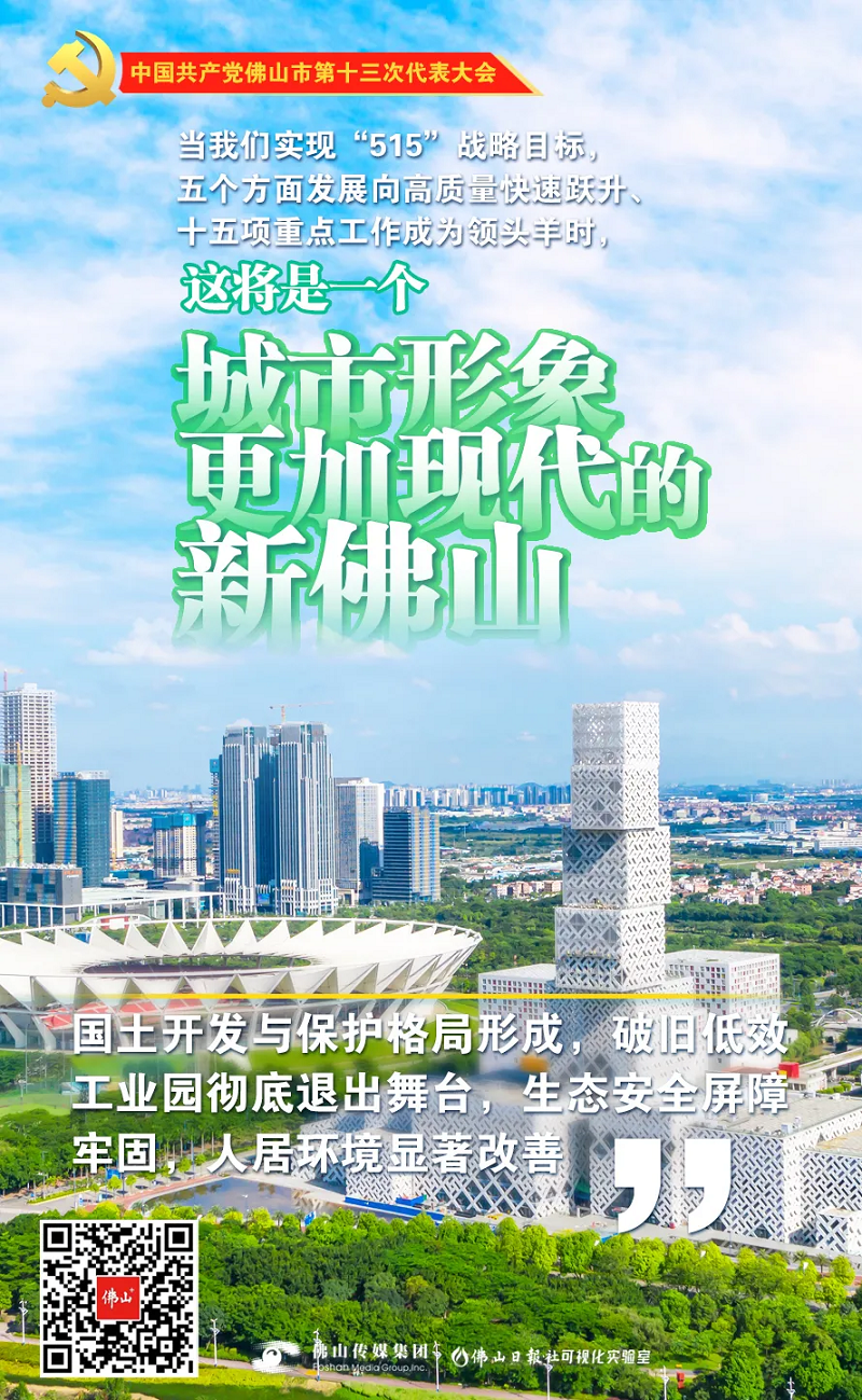 新佛山新蓝图11张海报带你看佛山515战略目标
