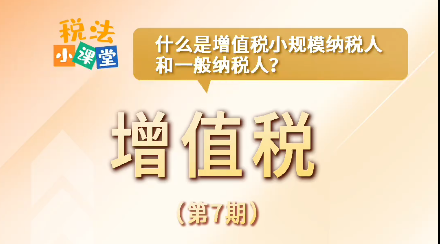 税法小课堂:什么是增值税小规模纳税人和一般纳税人?