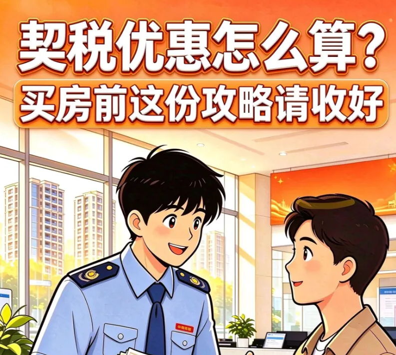 契税优惠怎么算？买房前这份攻略请收好
