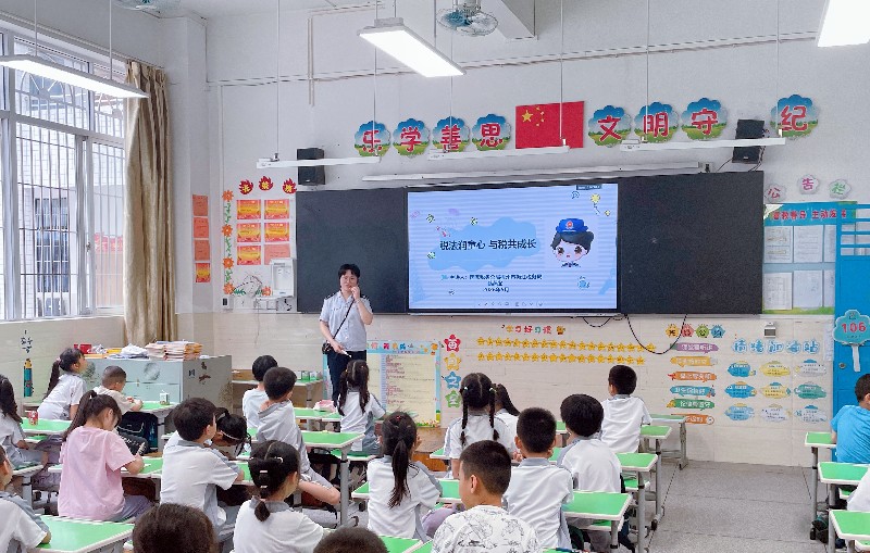 梅江：税法润童心 与税共成长！梅江税务开展税法宣传进校园活动