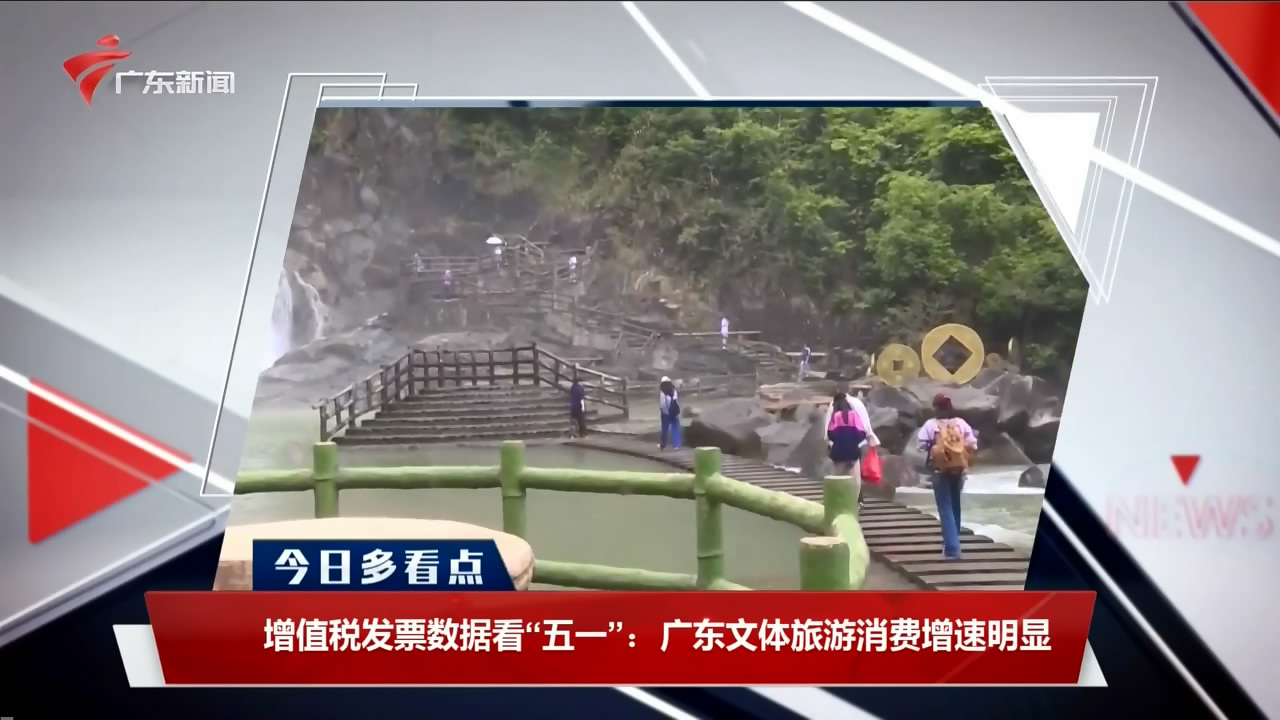 【今日一线】增值税发票数据看“五一”：广东文体旅游消费增速明显