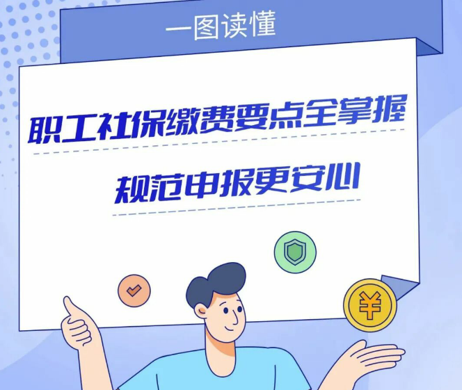 职工社保费申报缴纳要合规！这样操作→