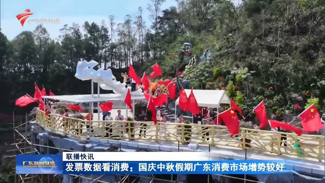【广东新闻联播】发票数据看消费：国庆中秋假期广东消费市场增势较好